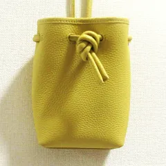 美品 VASIC ヴァジック BOND MINI MINI ボンド ショルダーバッグ イエロー レディース 古着 中古 USED