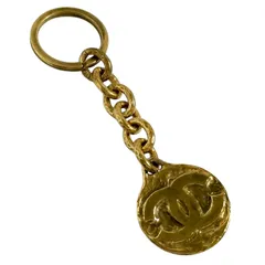 シャネル　ヴィンテージ　キーリング　キーホルダー　バッグチャーム　95年　ココ