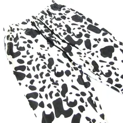 CPCMシーピーシーエム▼ダルメシアン柄テーパードパンツ▼Fサイズ▼ウエスト約74cmのサムネイル