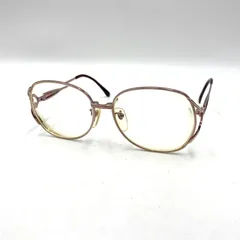 YSL Yves Saint Laurent イヴ・サンローラン　めがね　メガネ　眼鏡　めがねフレーム　度あり　ピンク系　56□15