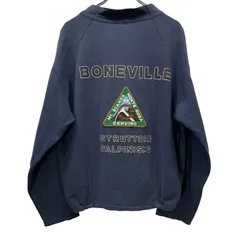 BONEVILLE バックプリントモックネックスウェットシャツ Archive 80s 90s Massimo Osti C.P. COMPANY STONE ISLAND