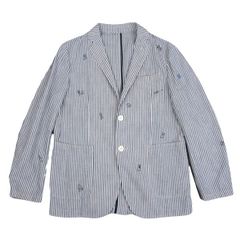 THOM BROWNE. 魚柄テーラードジャケット - メルカリ