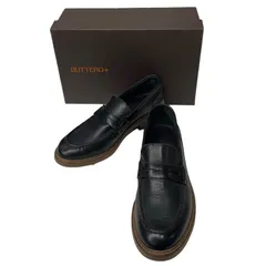 BUTTERO カーフレザーコインローファー ペニーローファー 短靴 シューズ ブーツ 靴 クツ 41 試着程度 極美品 ブッテロ