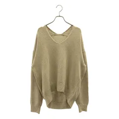 Deuxieme Classe / ドゥーズィエムクラス | 2023SS | Lily Linen Vネック プルオーバーニット | F | ベージュ | レディース