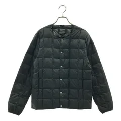 TAION / タイオン | クルーネック インナー ダウンジャケット | M | ブラック | メンズ