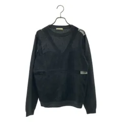 【美品】  NINA RICCI / ニナリッチ | レース切替 クルーネック ニット セーター | S | S | レディース