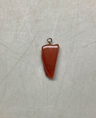 珍しいイカの水母玉 ガラス製 ペンダント ネックレス レッド系 - メルカリ