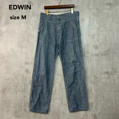 美品 EDWIN エドウィン デニム パンツ ジーンズ ジーパン ボトムス Mサイズ ブルー系 712RS 日本製 MADE IN JAPAN ワークパンツ ペインターパンツ 希少 レア ストレート カジュアル 廃盤 エドウィン商事 ★ ■■