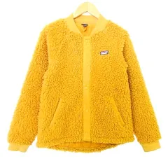 パタゴニア Patagonia 子供服 レトロX ボマー ジャケット ボア  65415 L 12 マスタード イエロー ■TC A0212