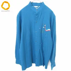 カステルバジャック Castelbajac ヴィンテージ シャツ・ブラウス フランネル ロゴ刺繍 レディース [a974898]