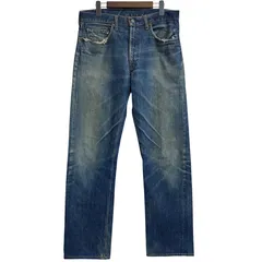 リーバイス Levi's 70's 505 42talon 実寸W34 スモールe デニム ブルー 201MB-1327 VB