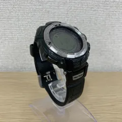 ％2 【稼動品】CASIO カシオ PRO TREK PRW-1500j ソーラー腕時計