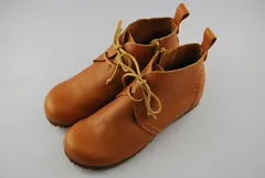 ✨新品/美品✨ 4E本革 シークレットインヒールショートブーツ（日本製）