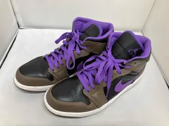 NIKE ナイキ　DQ8426-215 Air Jordan 1 Mid Palomino エアジョーダン1 ミッド　パロミノ　スニーカー 28cm ブラウン　パープル　ブラック