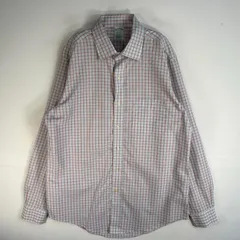 古着 ブルックスブラザーズ Brooks Brothers 長袖シャツ 胸ポケ CLASSIC L  ブルー系 チェック メンズ