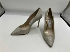 JIMMY CHOO ジミーチュウ パンプス 22cm シルバーグリッター系