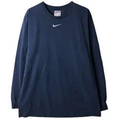 古着 ナイキ NIKE センターロゴ ロングTシャツ ロンT メンズM相当/eaa610361