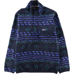 古着 パタゴニア Patagonia SYNCHILLA シンチラ スナップT 25450FA16 総柄 ハーフスナップ フリースプルオーバー メンズS相当/evb033726