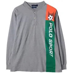 古着 90年代 ラルフローレン Ralph Lauren POLO SPORT ポロスポーツ ヘンリーネック ロングTシャツ ロンT メンズXL相当/eaa610369