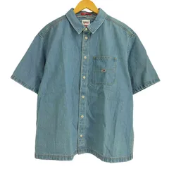 トミージーンズ tommy jeans TJM SS DENIM OVERSHIRT メンズ import：L 