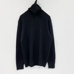 古着 used　UNIQLO　ユニクロ　タートルネックカシミヤニットセーター　黒　ブラック　Mサイズ