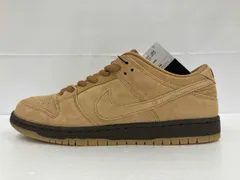 美品 NIKE ナイキ SB DUNK LOW PRO エスビーダンクロープロ スエード BQ6817-204 スニーカー 29.5 ライトブラウン 通年