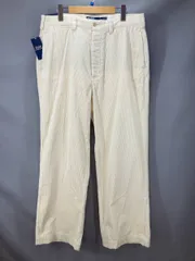 ★ タグ付き Polo Ralph Lauren ポロラルフローレン コーデュロイパンツ W34 ホワイト系 冬