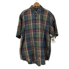 ラルフローレン RALPH LAUREN マドラス BD シャツ メンズ import：L 
