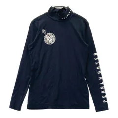 サイズ：0 PEARLY GATES パーリーゲイツ  モックネック 長袖インナーTシャツ  ネイビー系 [240101625491] ゴルフウェア レディース ストスト