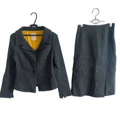  Sybilla シビラ ジャケット スカート セットアップ グレー レディース 40/63-90サイズ【Z1789】