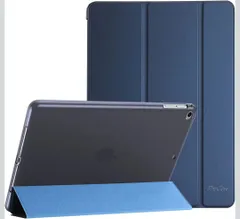 ★ProCase iPad 9.7 ケース 6世代 2018/ 5世代 2017, iPad Air 2 1 保護カバー, ３つ折り スマートケース TPUバックカバー スタンド機能 - ネービー