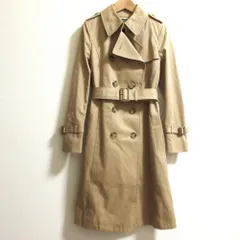 未使用 UNITED ARROWS ユナイテッドアローズ ライナー付き コットギャバ トレンチコート95 サイズ36 ベージュ レディース 古着 中古 USED