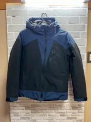 【H4-01】◇ THE SHOP TK　 Lサイズ　中綿入りフードジャケット　紺色/黒色