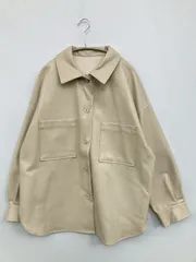 レザージャケット M ベージュ