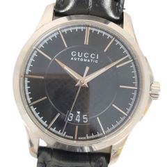 GUCCI 126.4 G-Timeless Date Automatic Men's Watch with Non-Original Strap, Authentic / C753