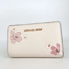 MICHAEL KORS マイケルコース フラワーモチーフ 二つ折り財布 レザー 20-522(6)