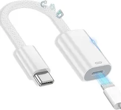 0218 ightning to USB C 変換アダプタ Bheueola業界新傑作・Hi-Fi&3in1 iPhone16/15 typec Iightning 変換PD急速充電+480Mbps高速転送+オーディオ 通話・音楽・音量調 1414_789