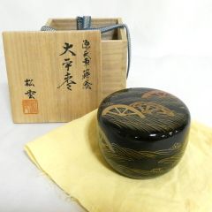 輪島塗 棗 蒔絵 一仙 共箱 茶道具 - メルカリ