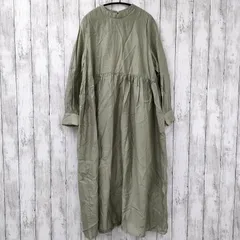 【 Aunt Marie's 】ワッシャーロングスリーブワンピース