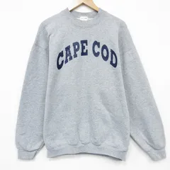 XL/古着 ウィルソン 長袖 スウェット メンズ 90年代 90s ケープコッド クルーネック USA製 グレー 霜降り 25dec27のサムネイル