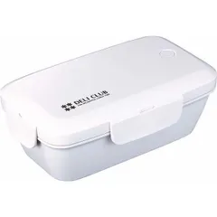 〔2個セット〕 アスベル デリクラブ ランチボックス 500ml TLB-510 ホワイト (弁当箱)