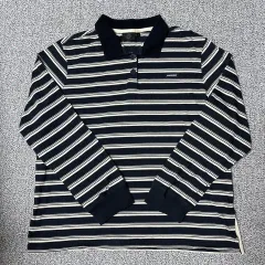 (1回着用) COVERNAT レディース ストライプ ラグビー ロング Tシャツ