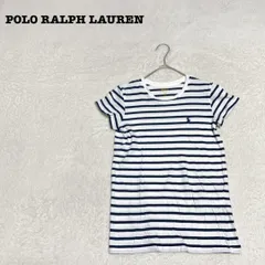 EK4182【ポロラルフローレン】Tシャツ【XS】半袖カットソー ボーダー