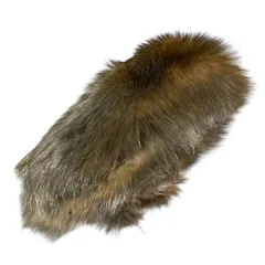 美品 SAGA FURS サガファー アージェントゴールドフォックスファー ティペット マフラー レディース 古着 中古 USED