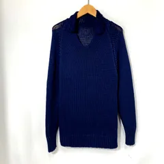 uniform experiment ユニフォーム エクスペリメント ニット セーター UE-140104 メンズ サイズ2 Mサイズ ネイビー トップス A15895◆のサムネイル