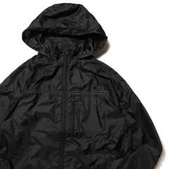00’s オールドネイビー フード付き ジップ ナイロン ジャケット 黒 (M) ブラック スタンドカラー リフレクター 00年代 オールド 2004年製 アメリカ古着 USED ビンテージ ヴィンテージのサムネイル