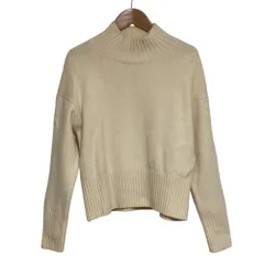 良品 22AW ANAYI アナイ ウール カシミヤブレンド ハイネック ニット セーター サイズ38 ホワイト レディース 古着 中古 USED