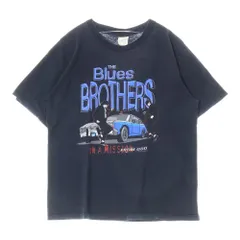 VINTAGE (ヴィンテージ) 00s he Blues Brothers on a Mission from God TEE フロントプリント半袖Tシャツ カットソー ブラック