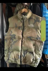 XL センターロゴ THE NORTH FACE ザノースフェイス 700 カモ Nuptse(ヌプシ) ダウン 105 110