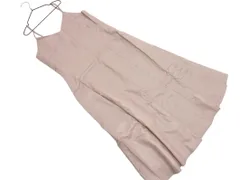 PROPORTION プロポーション ボディドレッシング フェイクスエード キャミソール ワンピース sizeM/ピンクベージュ ◇■ レディース